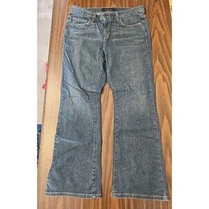 Calvin Klein Womens Jeans Size 12/30 Medium Wash Flare G1
